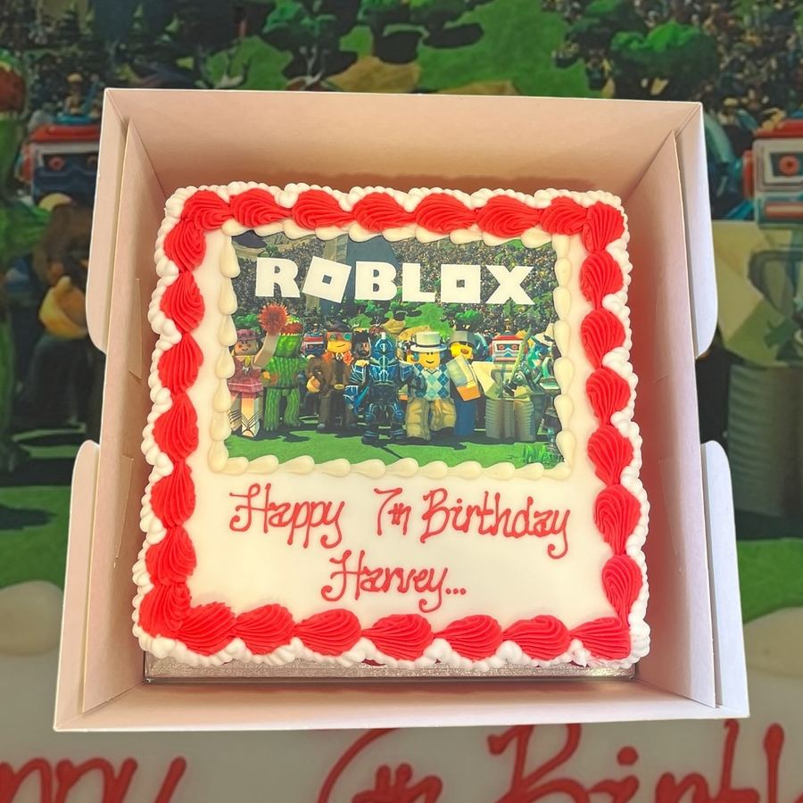 Roblox birthday cake
