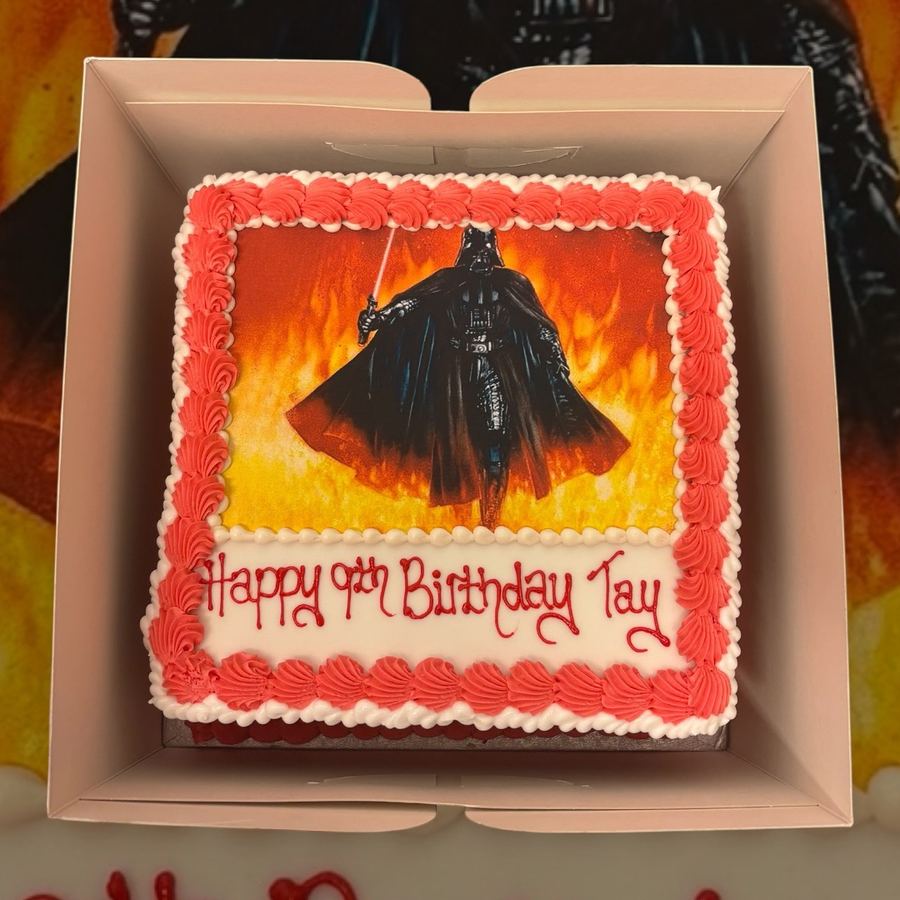 Darth Vader birthday cake