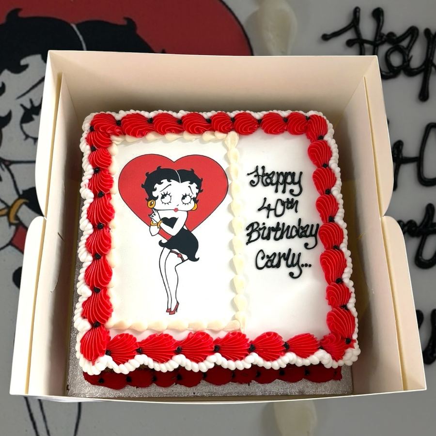Betty Boop 40th birthday cake