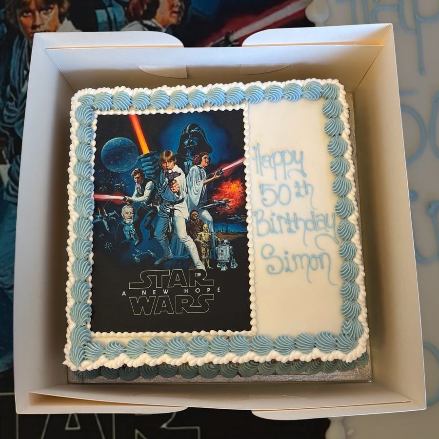 Star Wars birthday cake