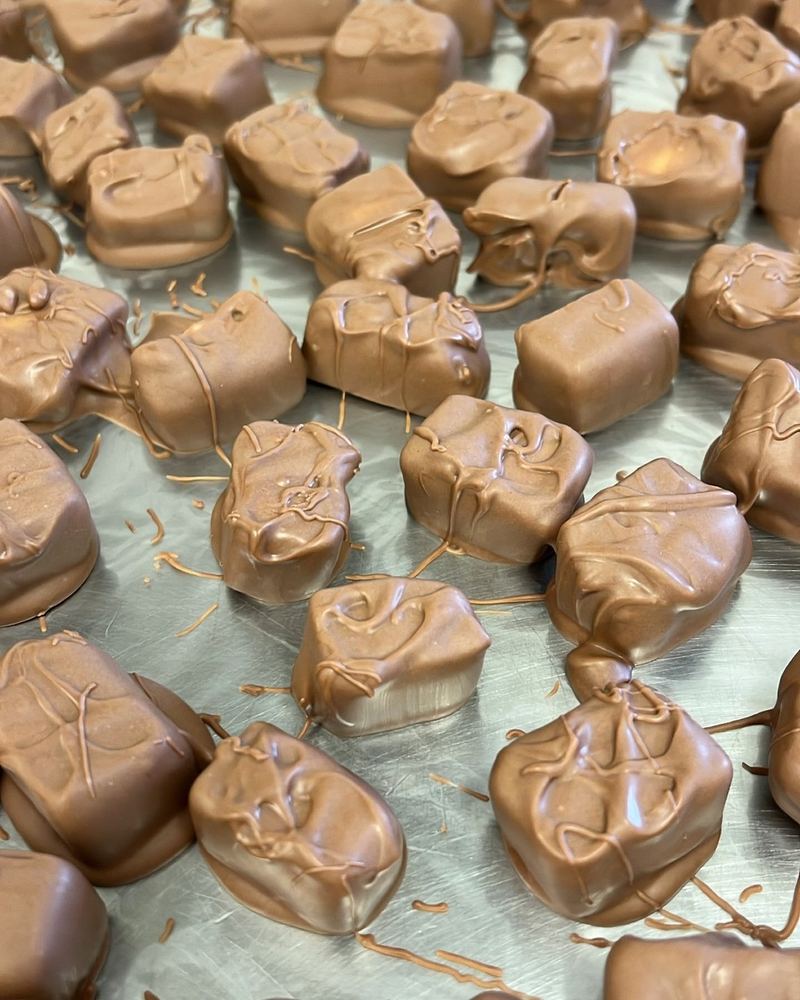 Chocolate dipped fudge