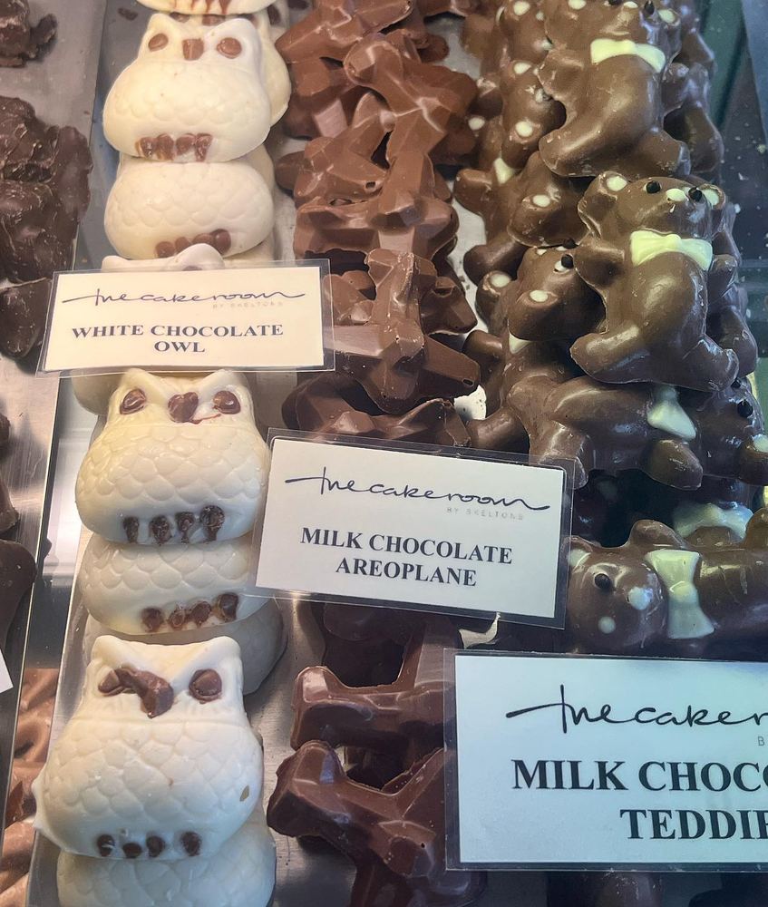 Chocolate owls, aeroplanes and teddies