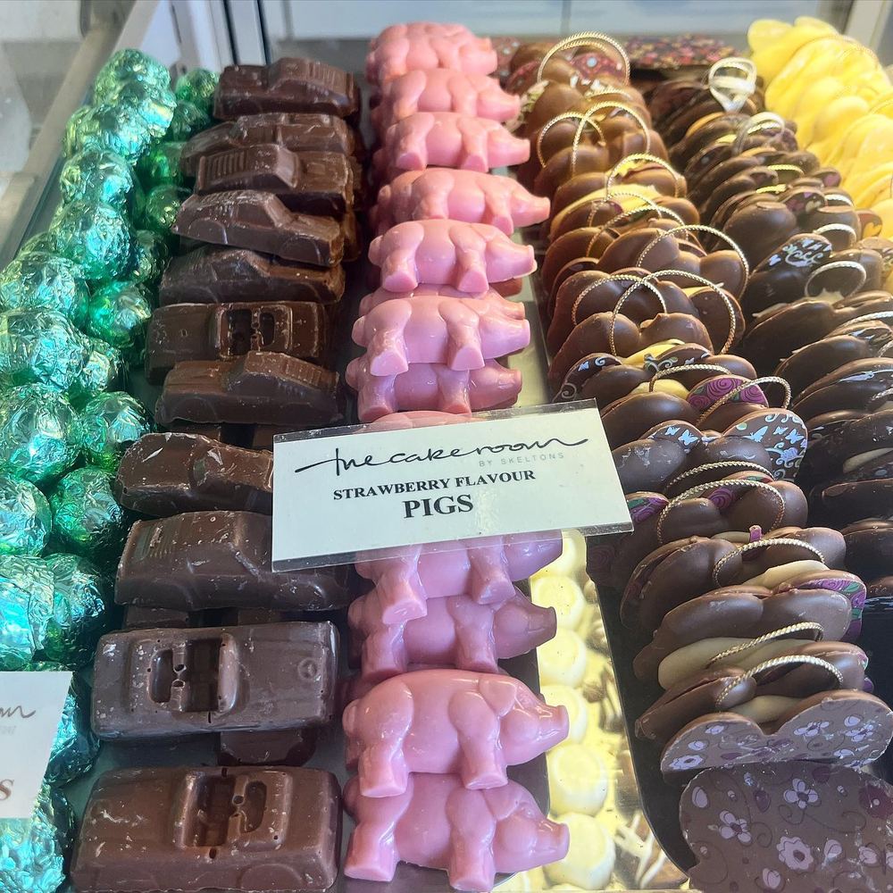 Chocolate counter selection