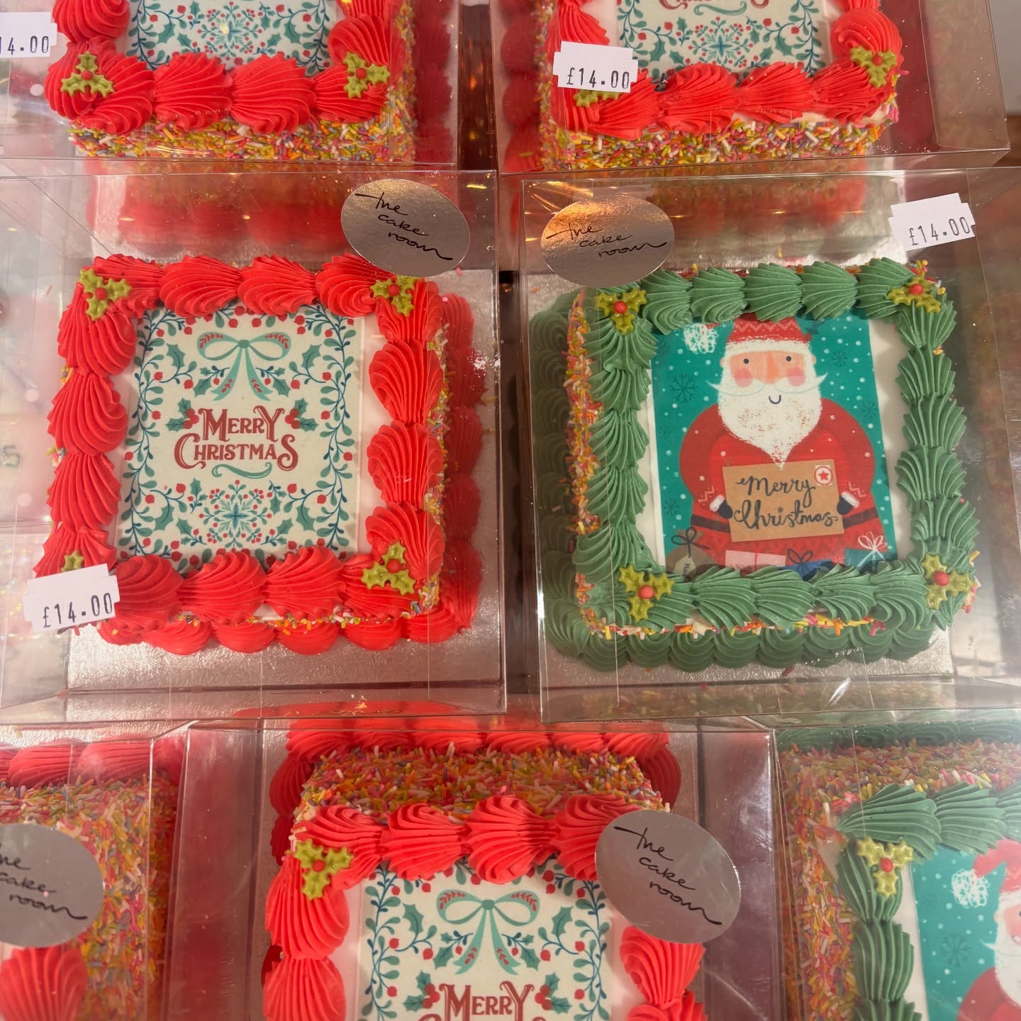 Sprinkle slab cakes