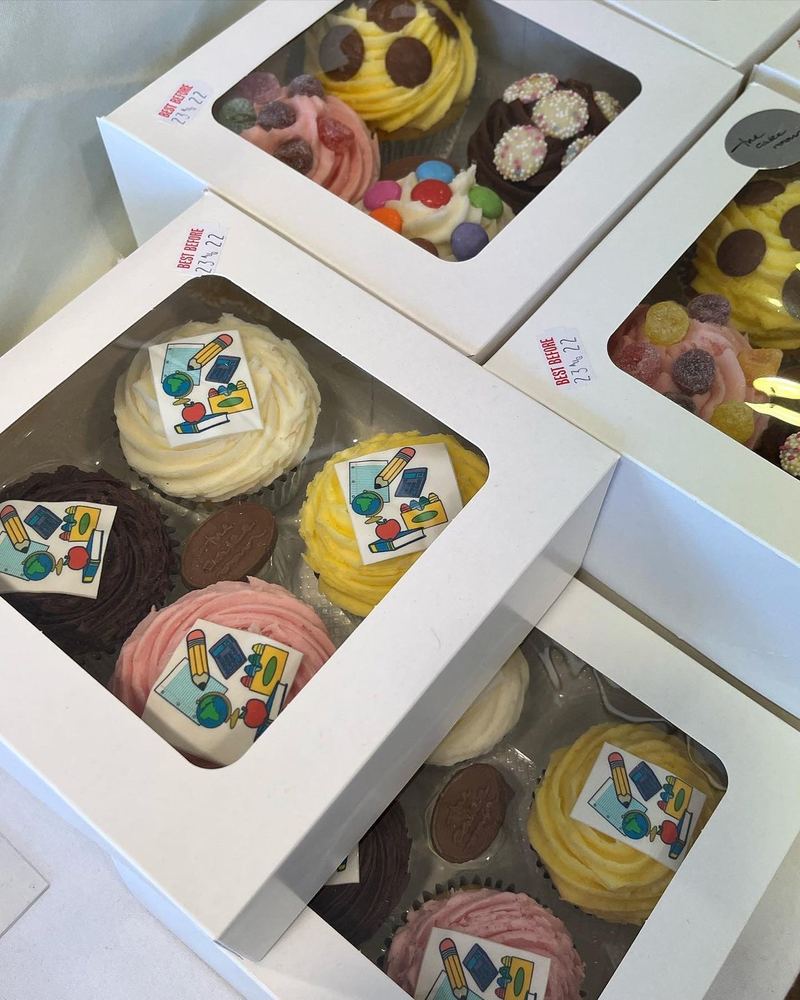 School themed cupcakes