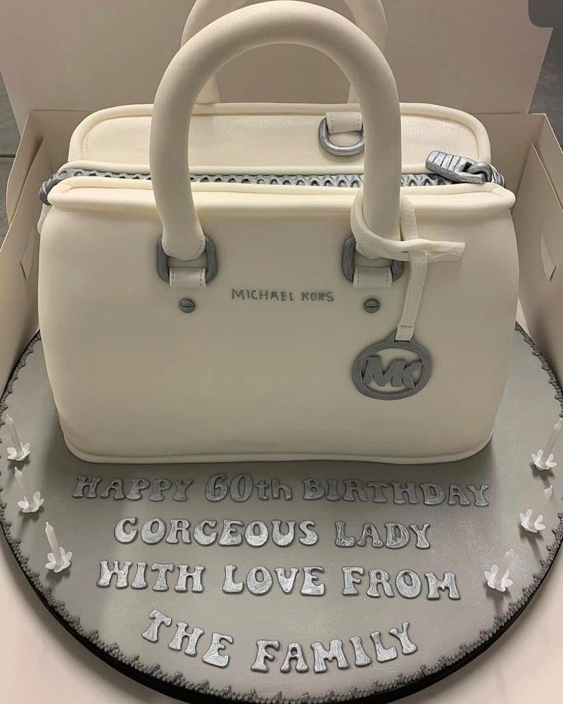 Michael Kors handbag cake