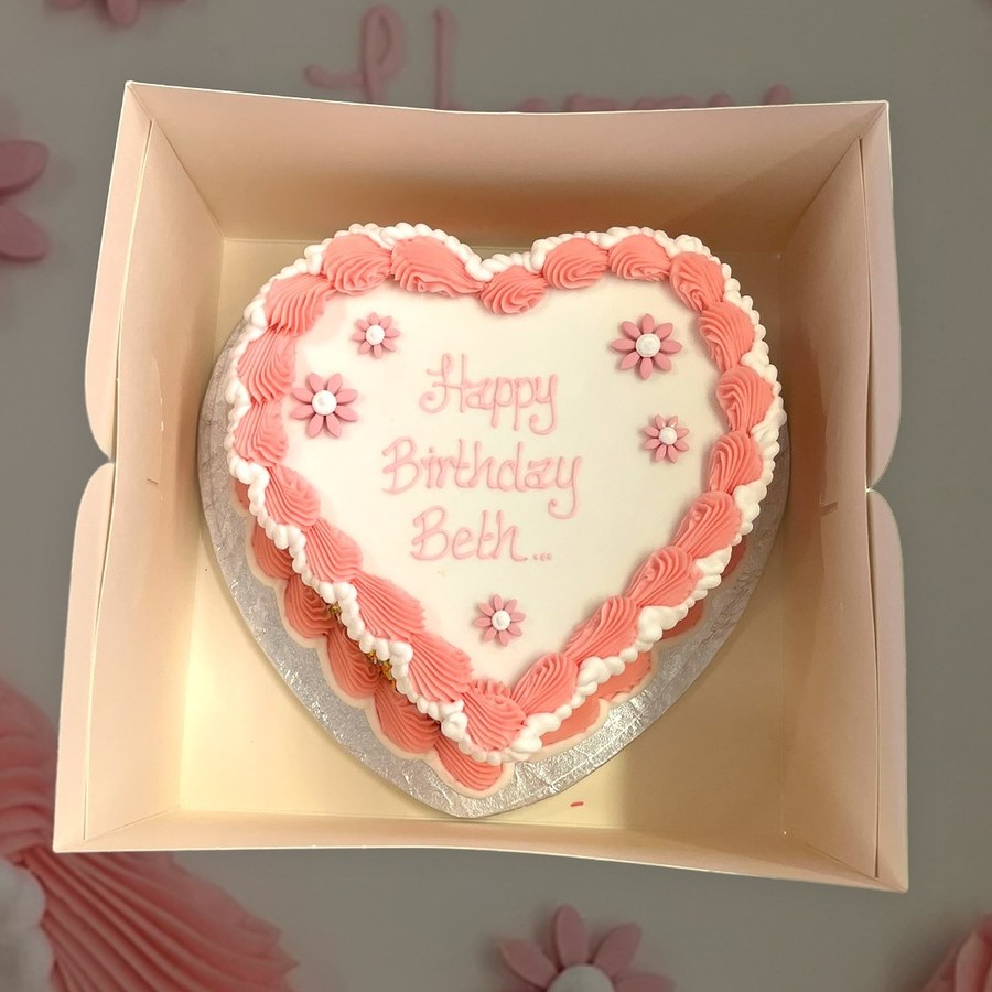 Heart shaped cake