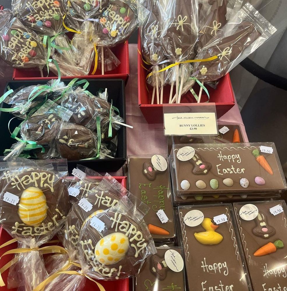 Easter chocolate lollies and bars