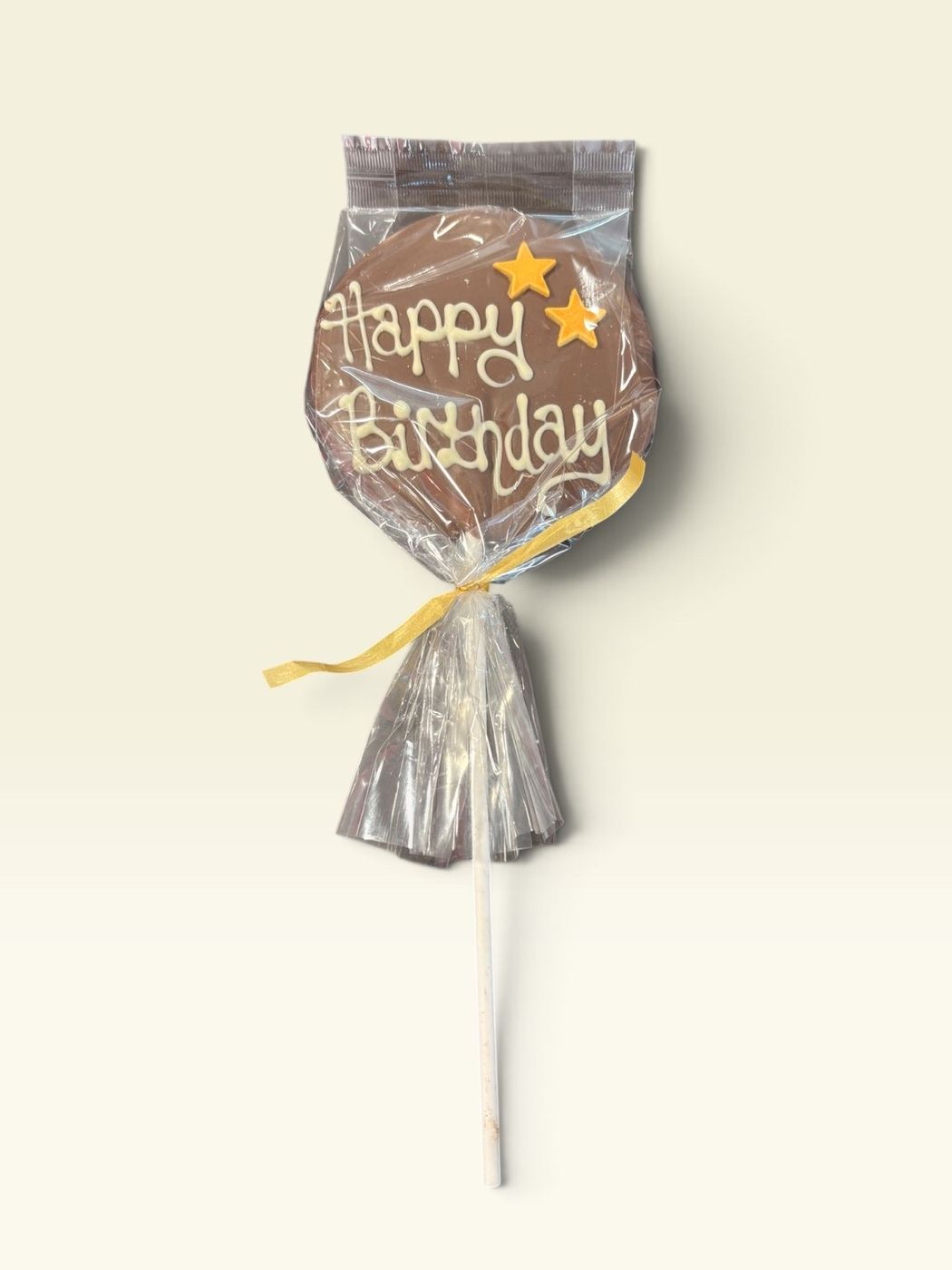 Star chocolate lollies