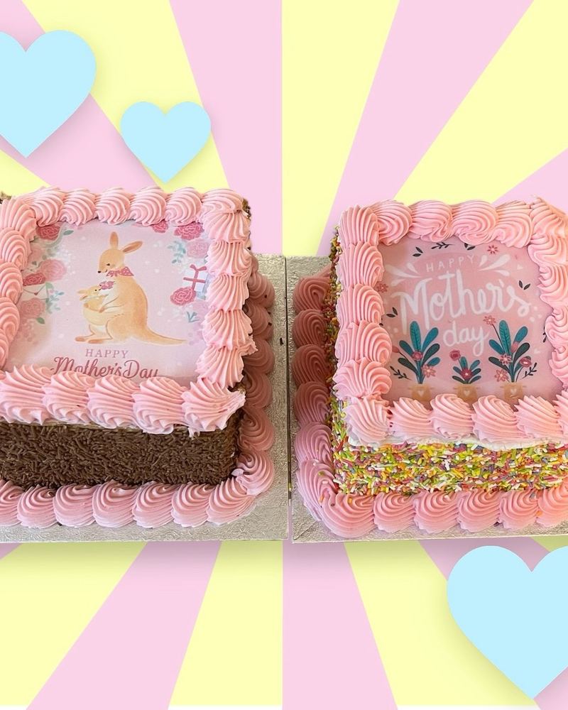 Mother's Day sprinkle cakes
