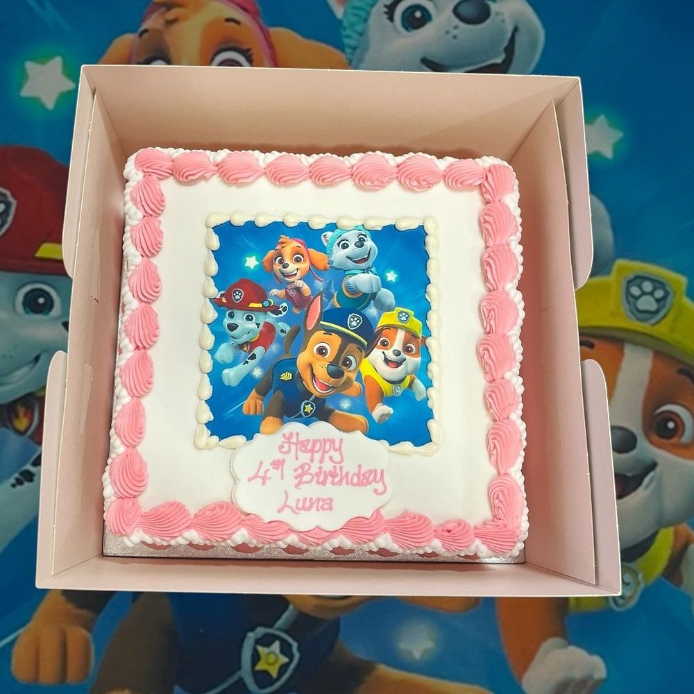 Paw Patrol birthday cake
