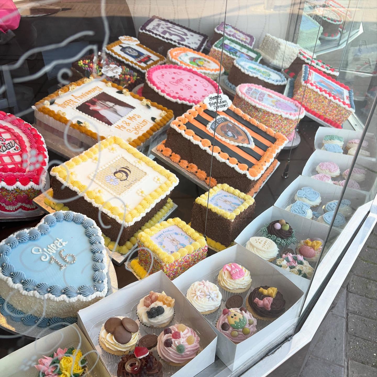 The Cake Room window display