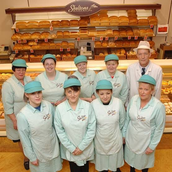 Skeltons Bakery staff group photo